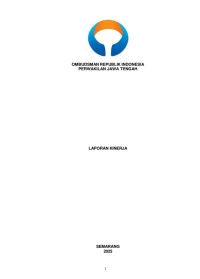 Laporan Kinerja